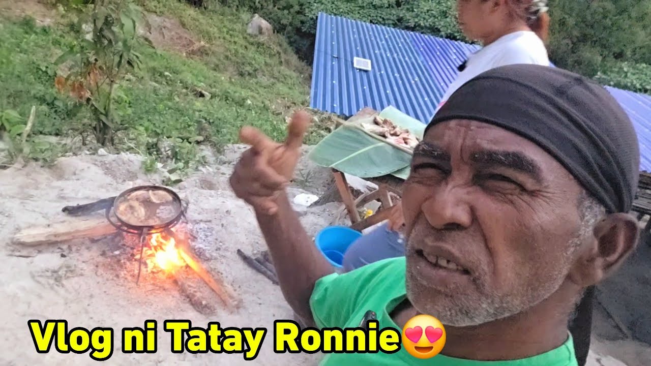 Ganito pala mag blog si tatay Ronnie | Dinner sa bundok