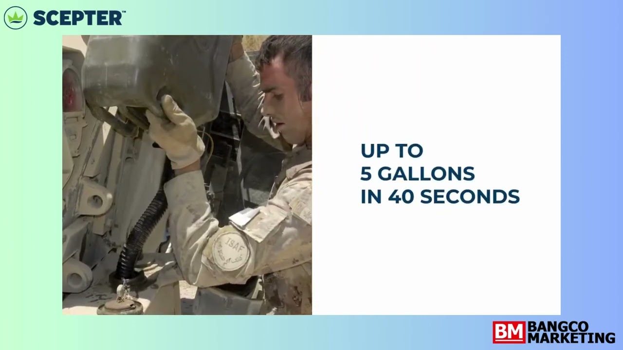 Scepter Military-grade water container. Rugged. Reliable. Ready for Battle.