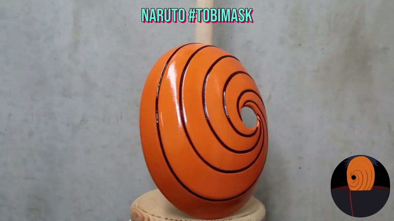 Tobi Mask From Naruto - 3D PRINT #shorts