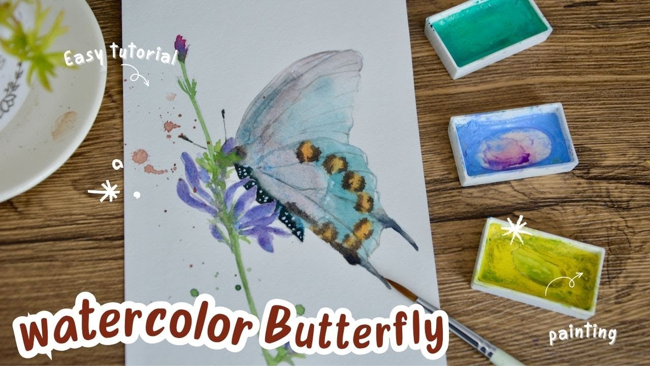 #113 How to Paint a Butterfly Step by Step