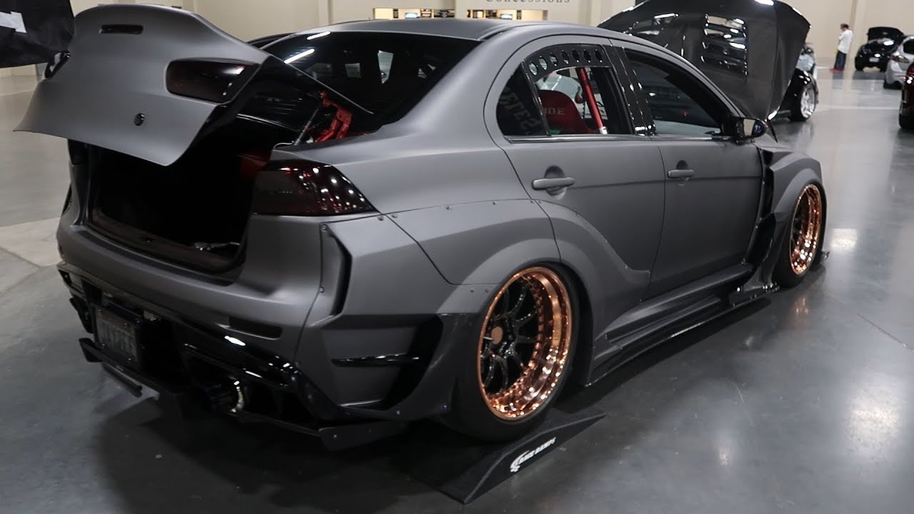Crazy Evo X Build! We were at StanceCon 2019!