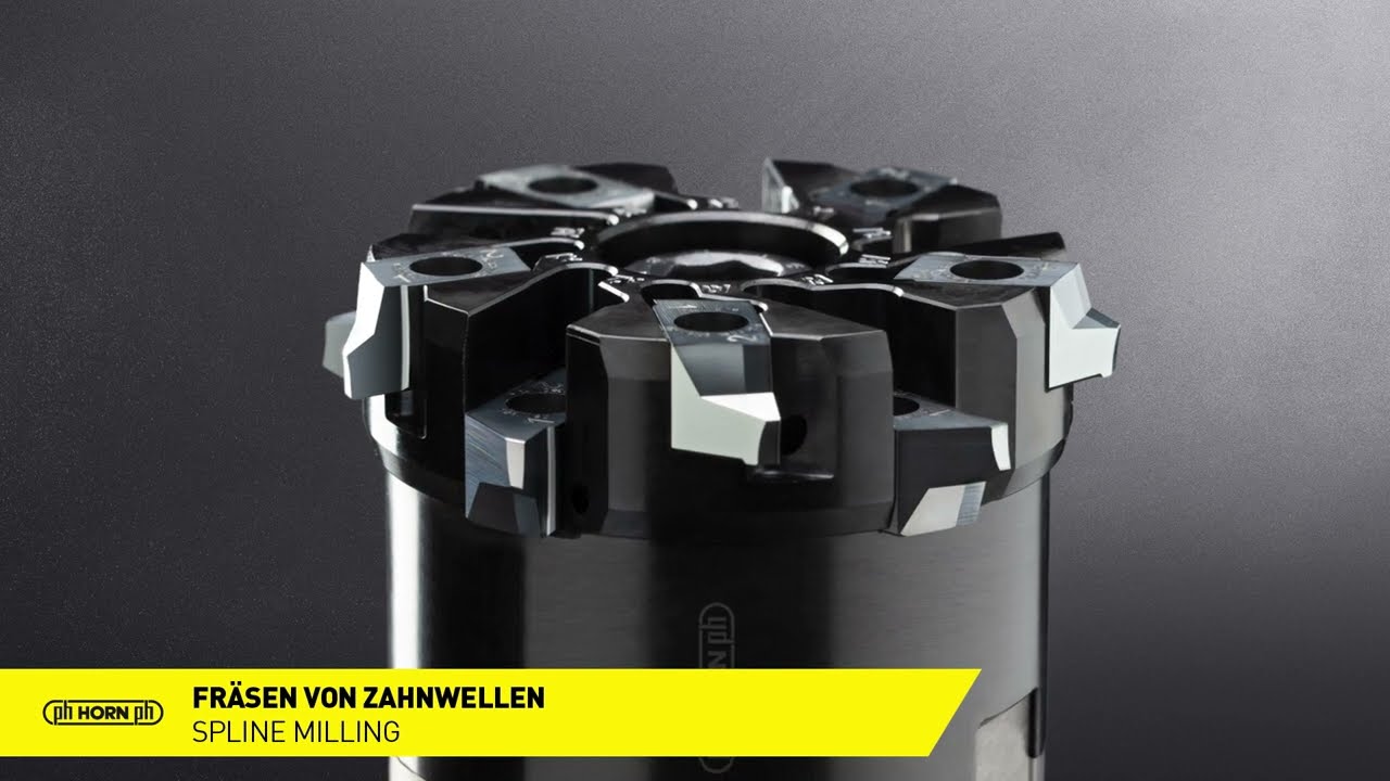 Fräsen von Zahnwellen | Milling PTO shafts