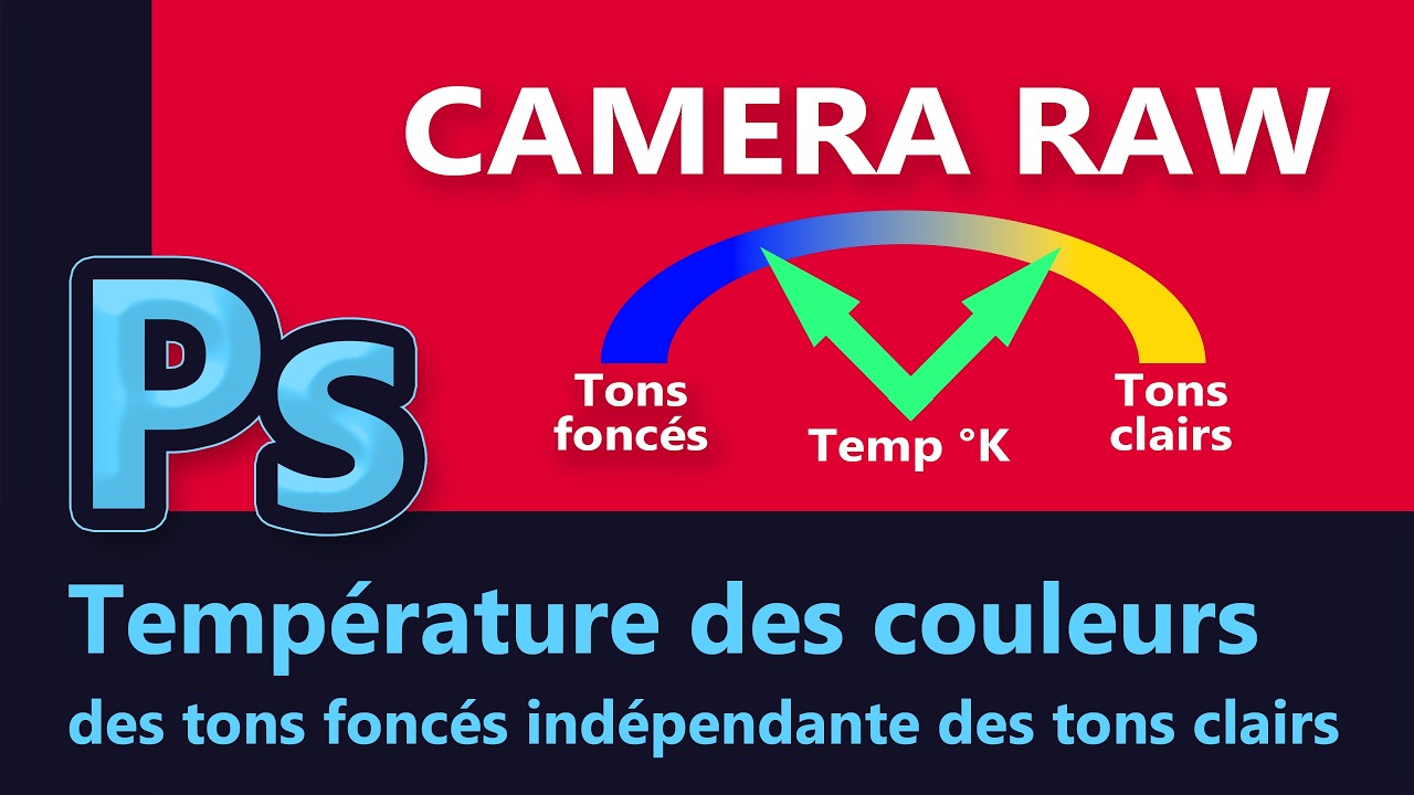 Camera Raw - Balance des blancs Température des tons foncés indépendante des tons clairs