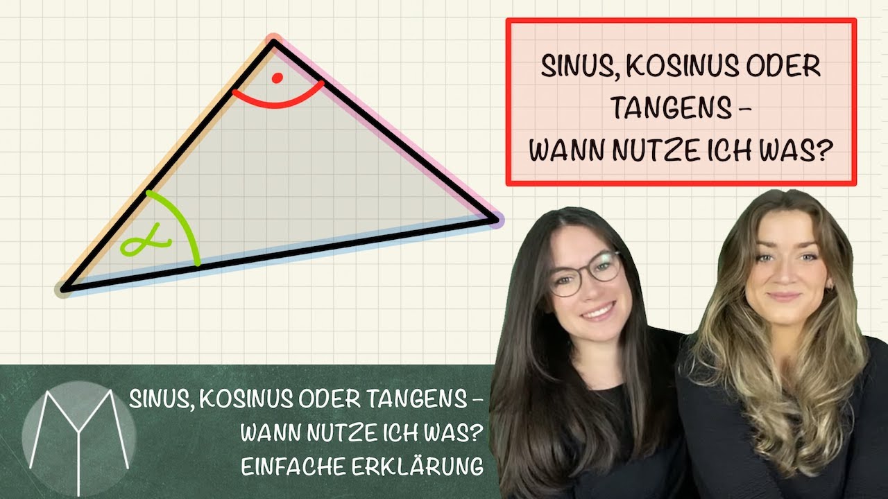 Sinus, Kosinus oder Tangens - wann nutze ich was? I Trigonometrie I Einfache Erklärung