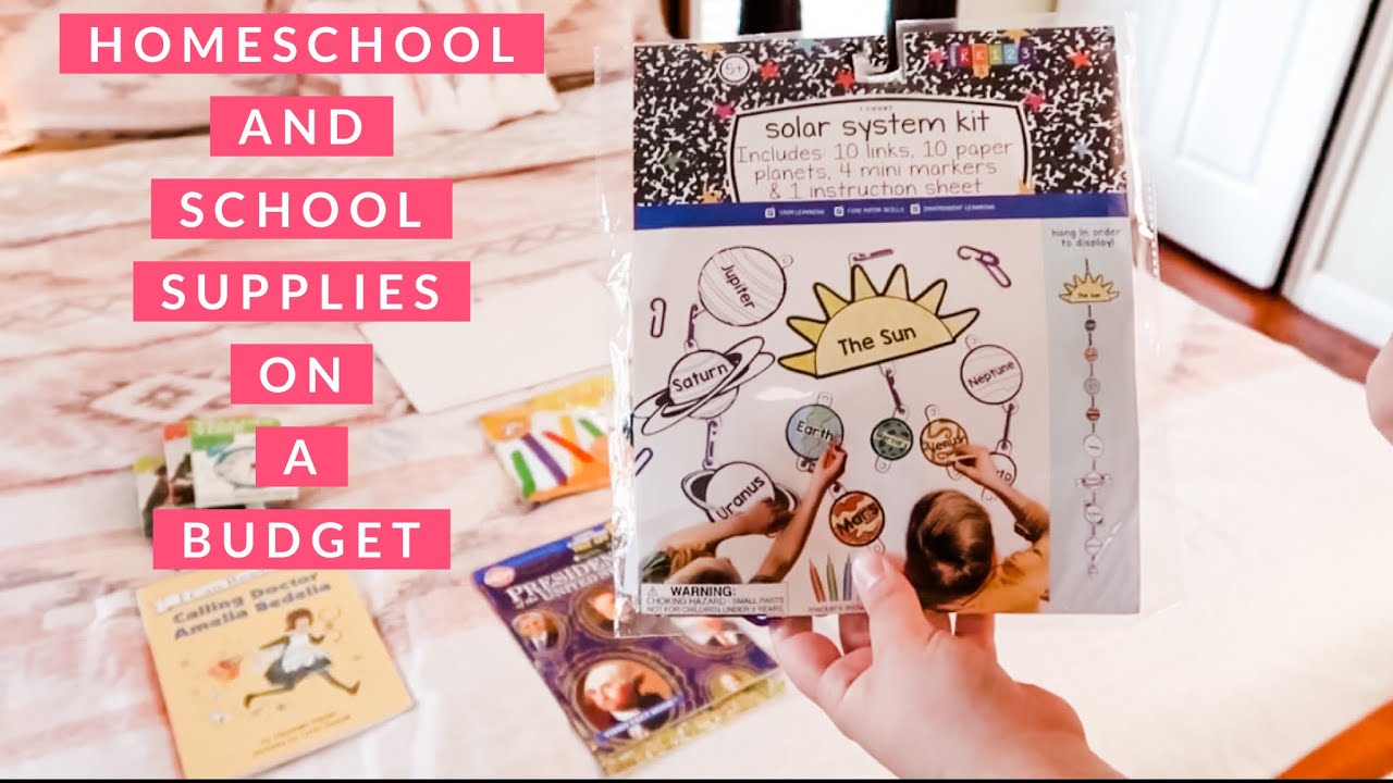 Homeschool and School Supplies On A Budget