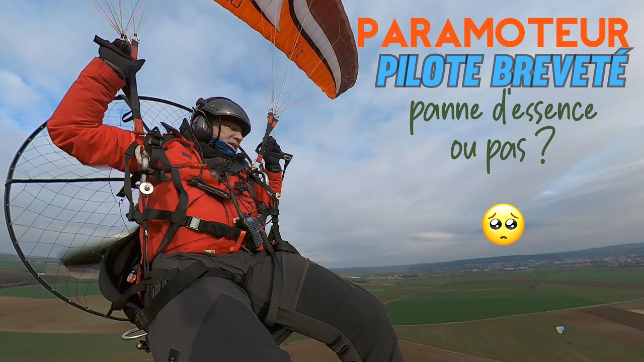 Paramoteur  ep13 - Premier vol loin du club et limite première panne d’essence…