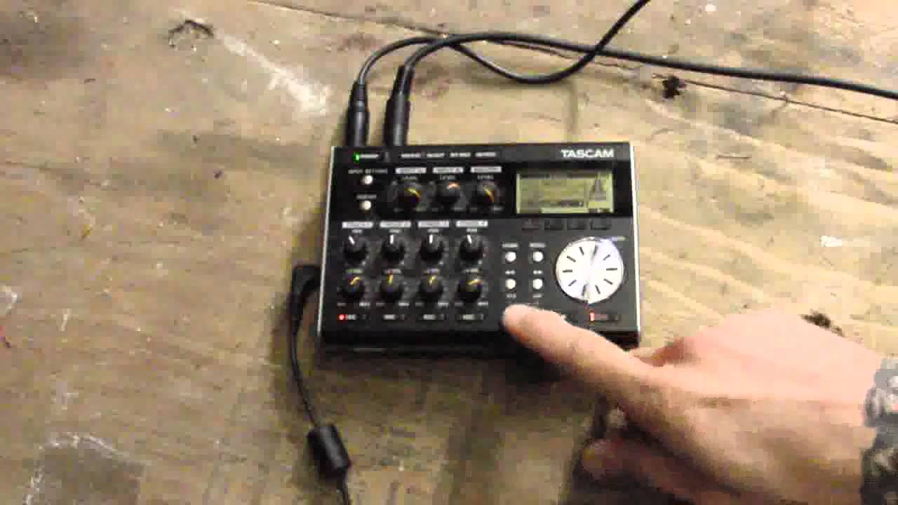 Tascam DP004 Quick Tutorial