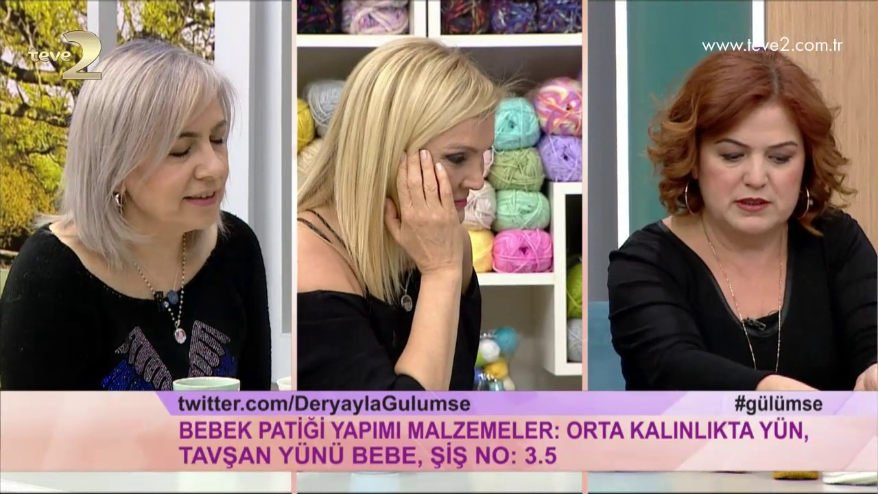 Derya Baykal'la Gülümse: Bebek Patiği Yapımı Uygulaması