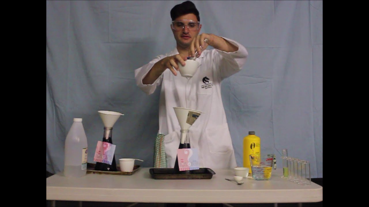Chemistry Baby Gender Reveal