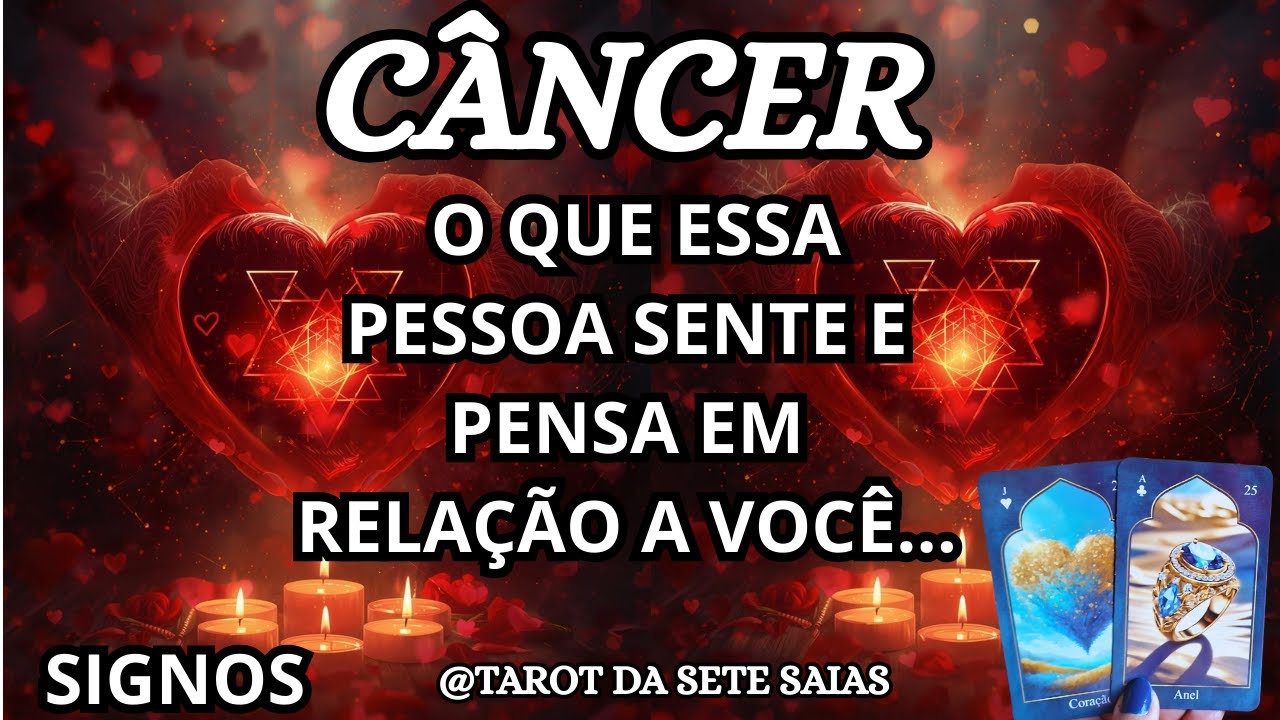 💕CÂNCER💞FOI REVELADO QUE ALGUÉM VAI TE PROCURAR! SE AFASTE ALGO QUE POSSA MACHUCAR SEU EMOCIONAL