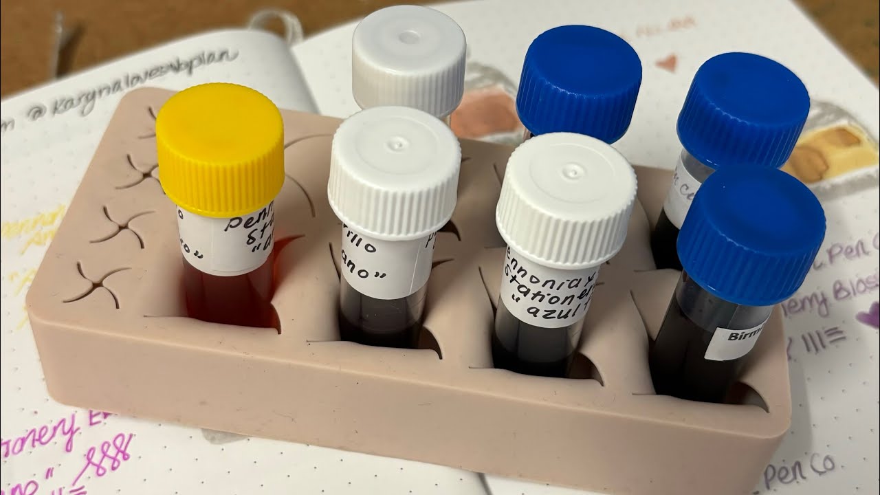 Ink Swatching Samples from Karyna Loves to Plan