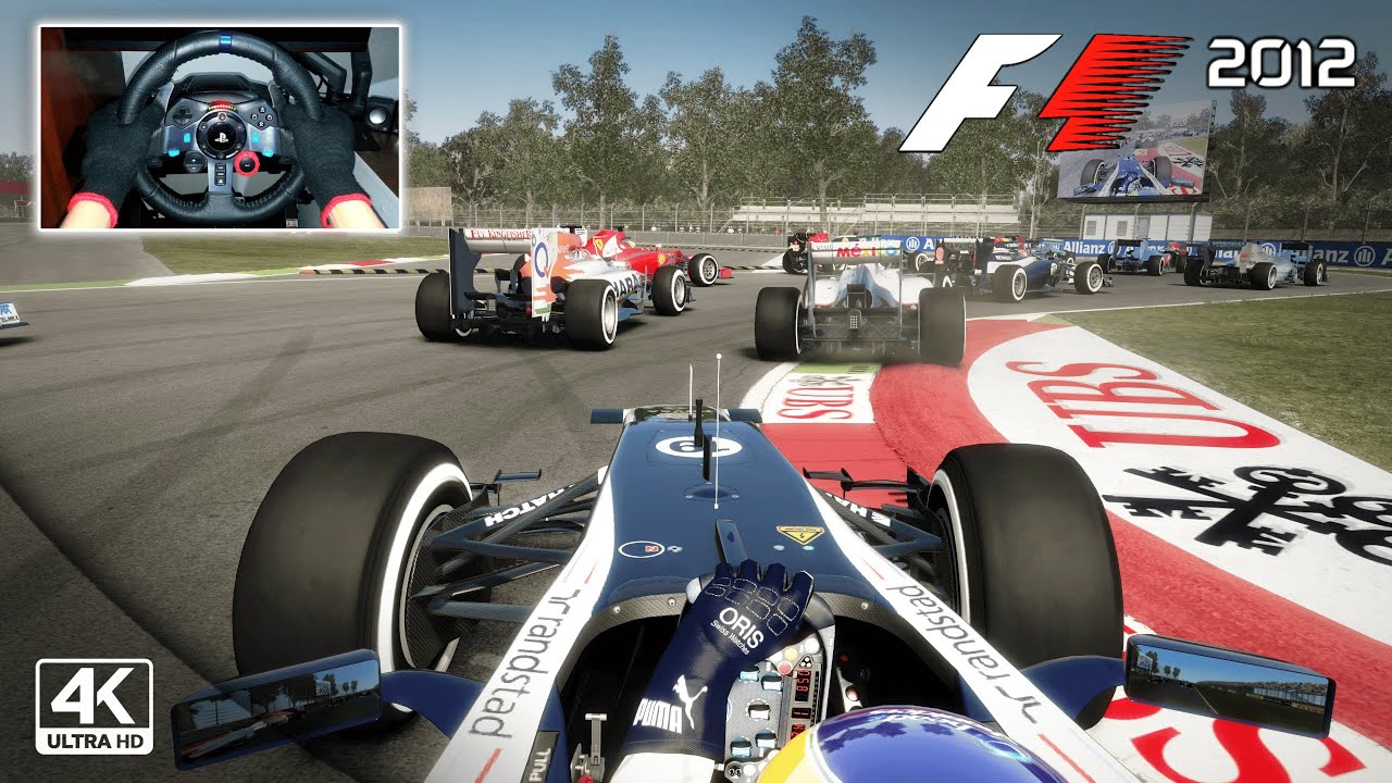 Williams FW34 by Bruno Senna | F1 2012 Italian Grand Prix | Logitech G29 Gameplay