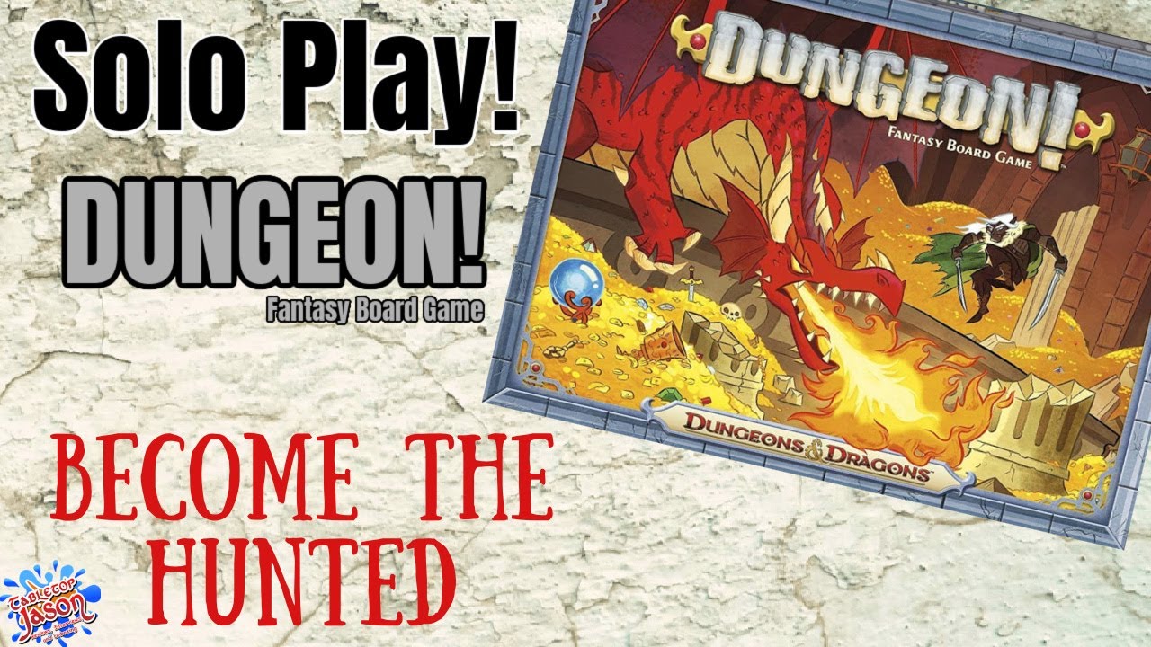 Dungeon! Solo Play | Become the Hunted | Fantasy Board Game