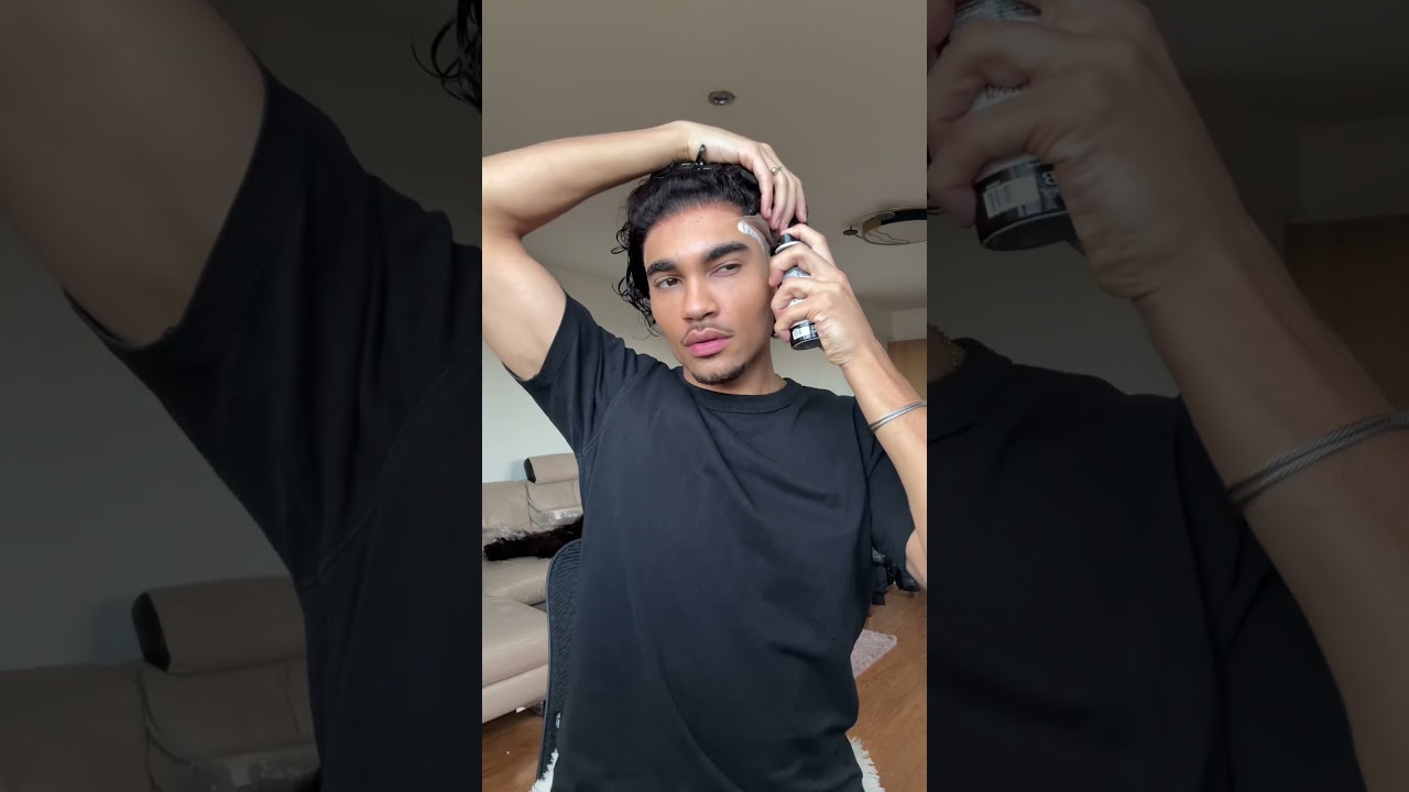 NATURAL LOOKING WIG FOR MEN🖤🔥#wigs #menwig #fulllacewigs #curlyhairstyles #wigtutorial #wiginstall