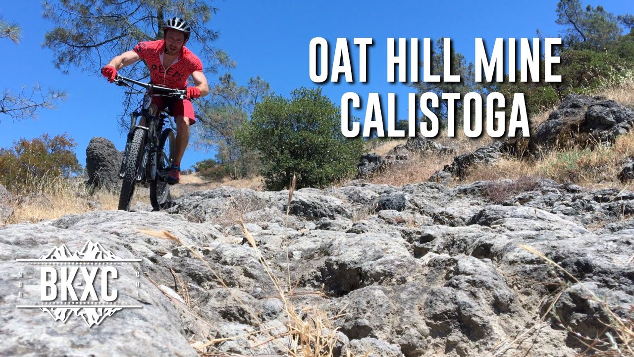 Mountain biking Oat Hill Mine Trail in Calistoga