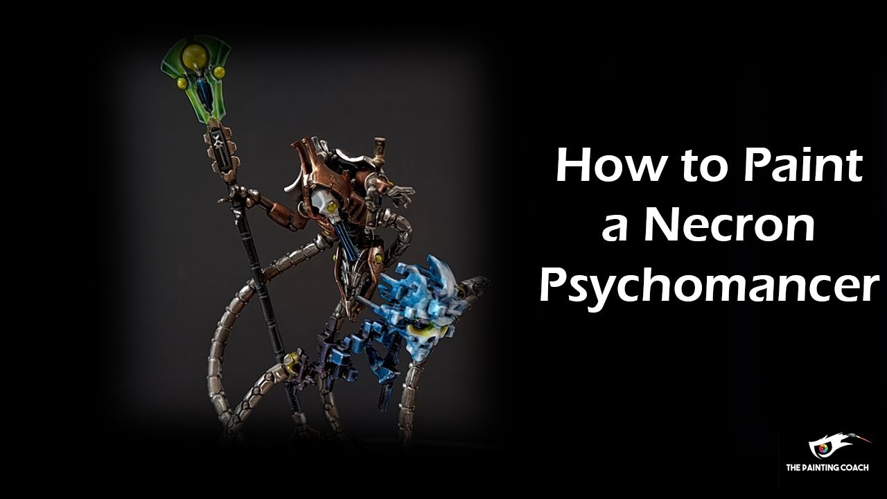 How to Paint a Necron Psychomancer