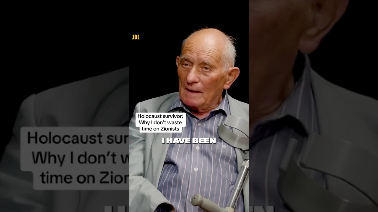Holocaust survivor condemns genocide-denying Zionists. See the full interview. #israel #gaza