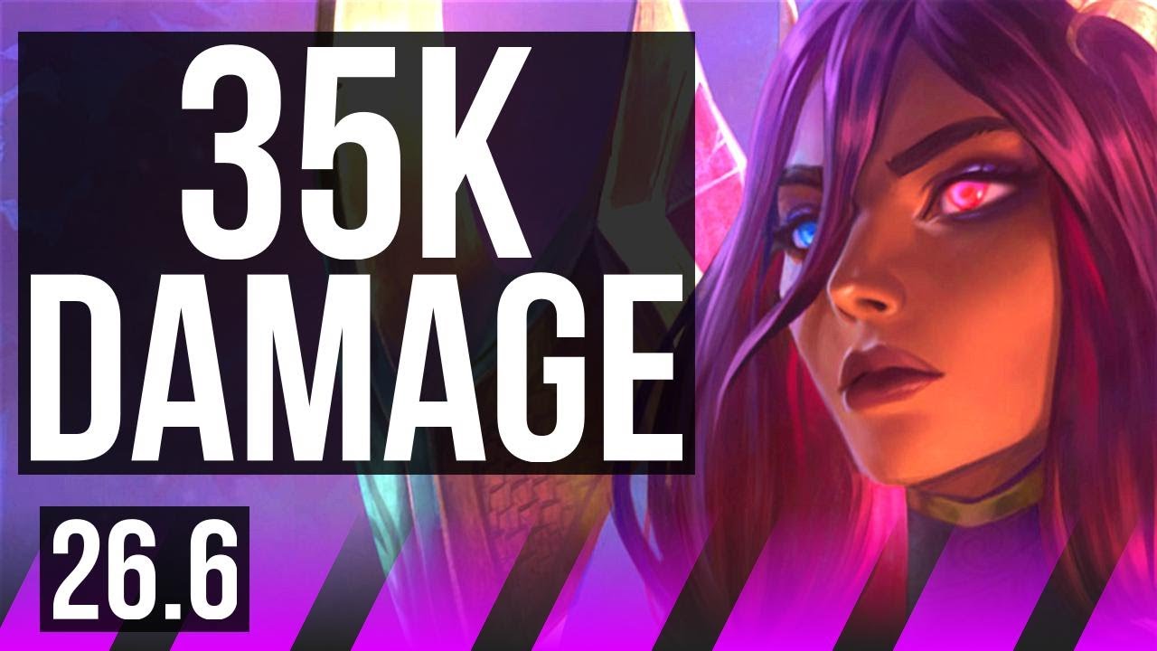 KARMA & Ashe vs NAMI & Senna (SUP) | 35K damage | EUW Master | 26.6