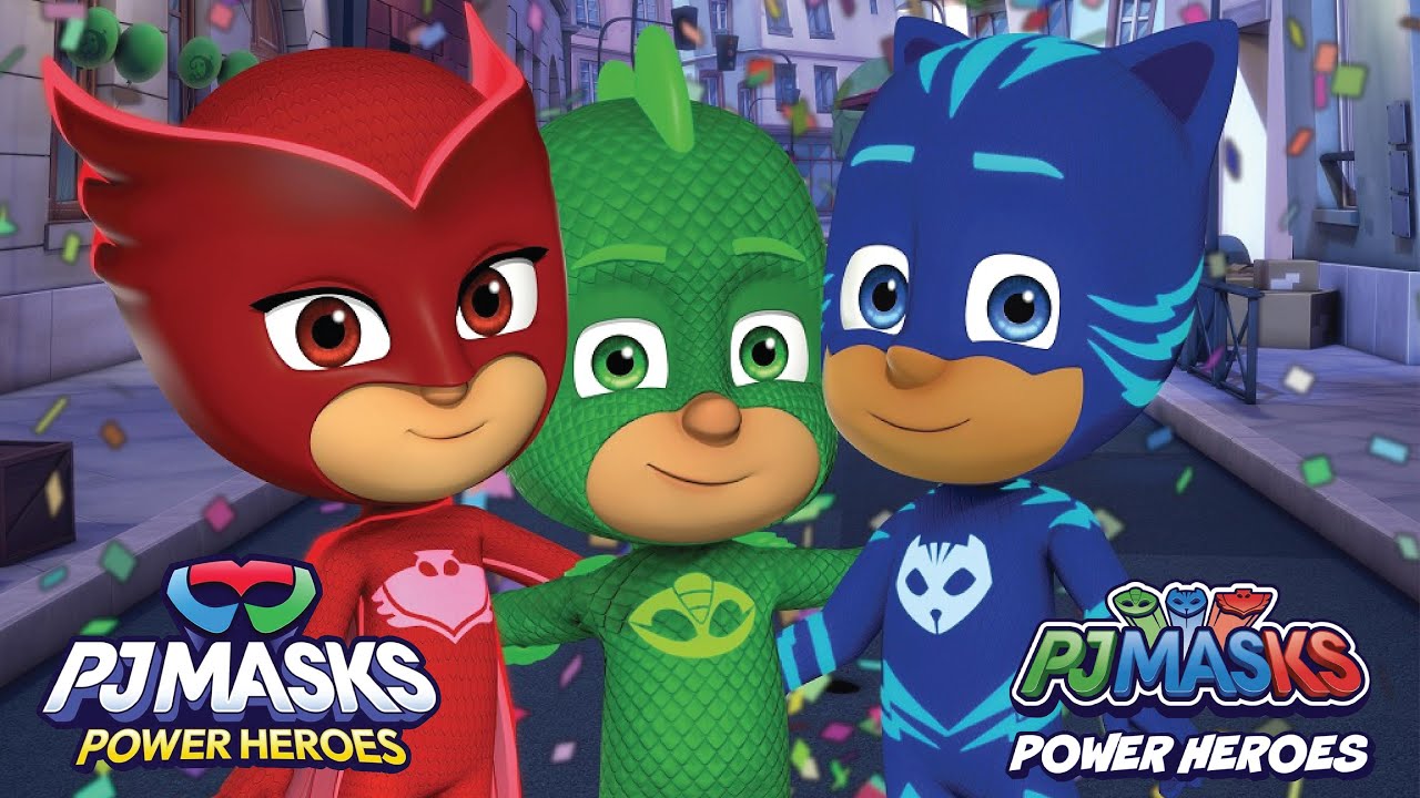 Pj Masks Power Heroes, PJ Masks Moonlight Heroes Moon Levels, Pj Masks Hero Academy Winter Track