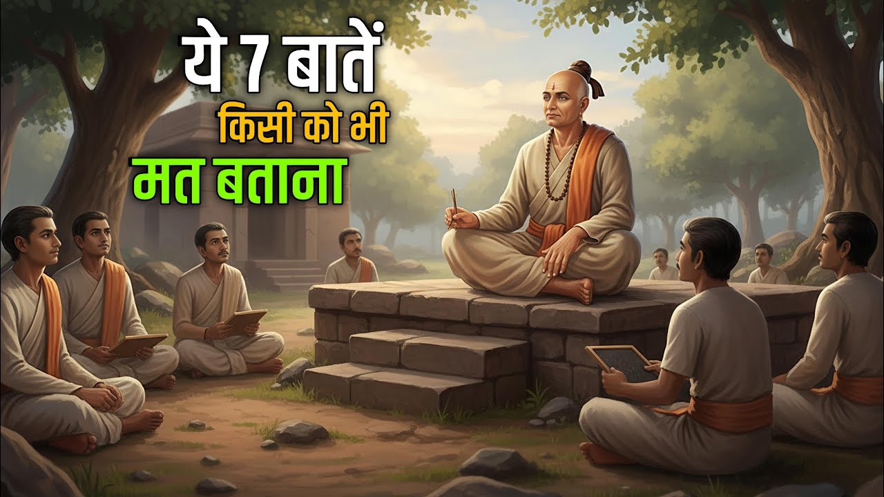 7 बातें जो बुद्धिमान लोग कभी किसी को नहीं बताते 🤫 | Chanakya Niti 
