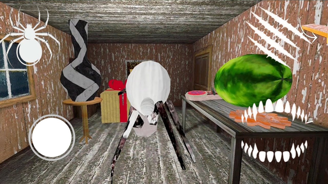 Playing as spider mom in granny game| granny mod menu 
