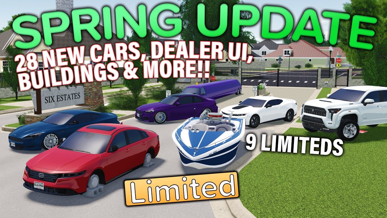 HUGE GREENVILLE SPRING UPDATE!! (DEALERSHIP UI, NEW HOUSES, 28 CARS, 9 LIMITEDS & MORE!!!)