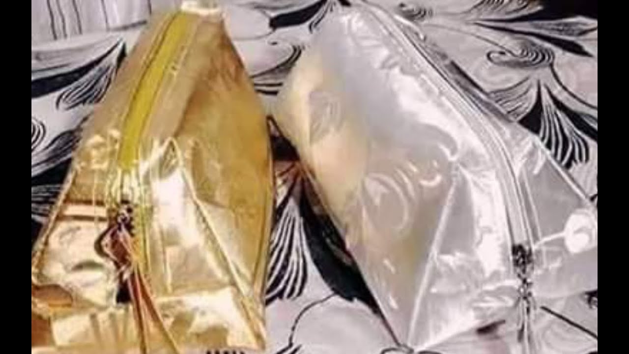أقوى مشروع💰،خياطة وتفصيل بوشات موديل جديد وأنيق بطريقة سهلة مع سعر البيع 😍 trousse make up