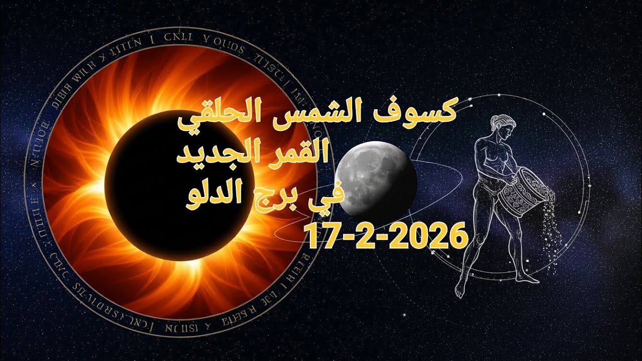 كسوف الشمس الحلقي القمر الجديد في برج الدلو ؟تغييرات مفاجئه ؟ تأثير الكسوف؟(رسالة لصديقه)