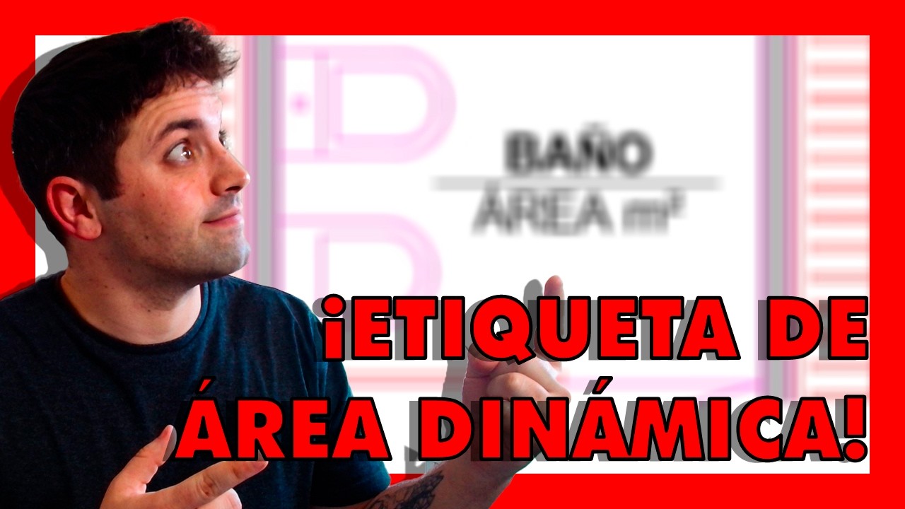 C&oacute;mo Crear una Etiqueta de &Aacute;rea con Bloque Din&aacute;mico en AutoCAD Paso a Paso