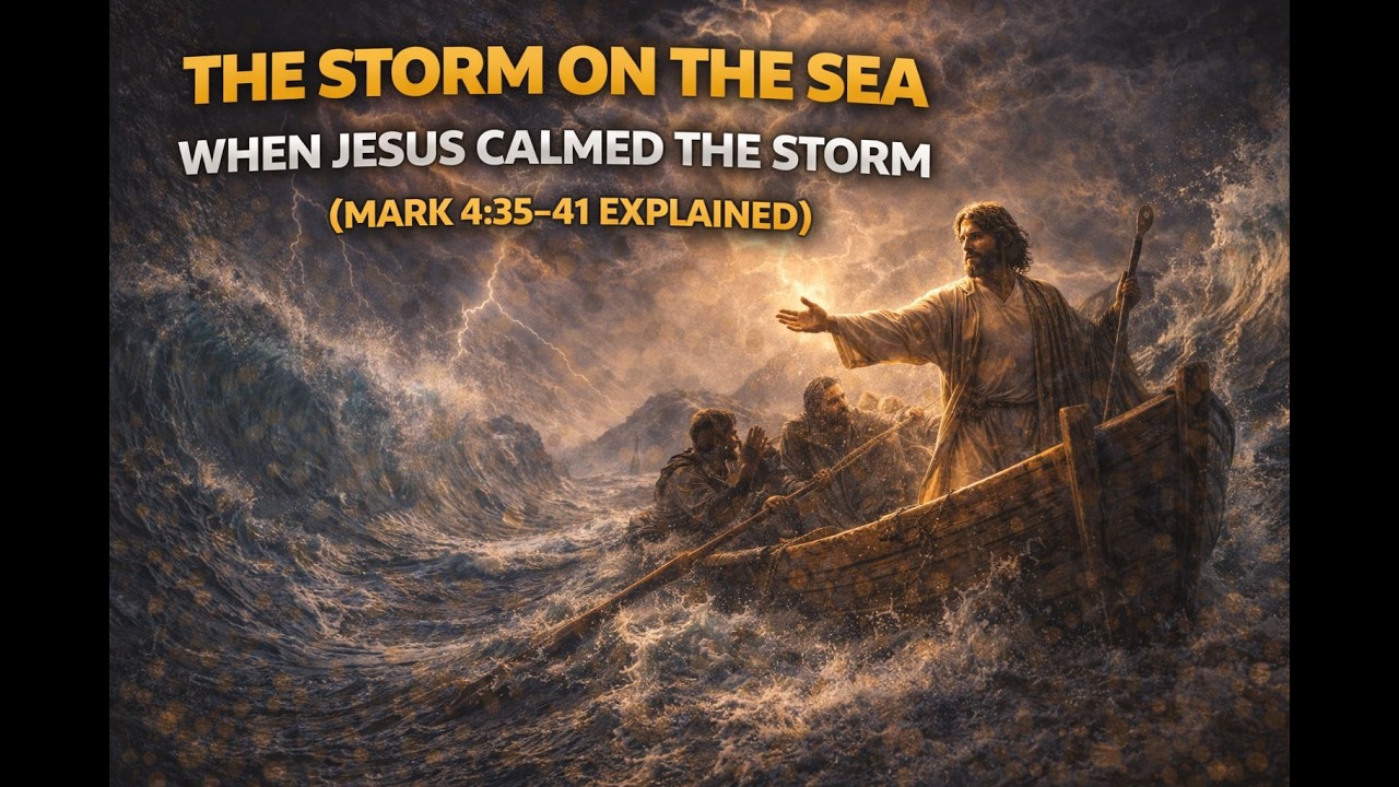 The Storm on the Sea | When Jesus Calmed the Storm (Mark 4:35–41 Explained)