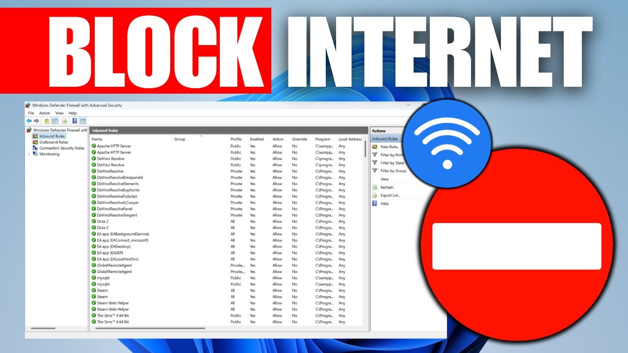 How To Block Internet Access For Any App in Windows 11