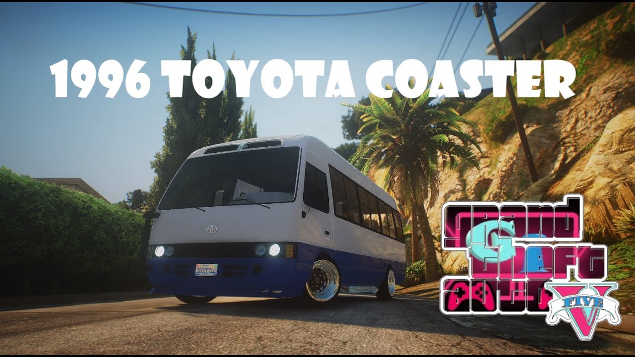 GTA V 2021 New Car Mod, Toyota Coaster, Discord Exclusive Mod Showcase