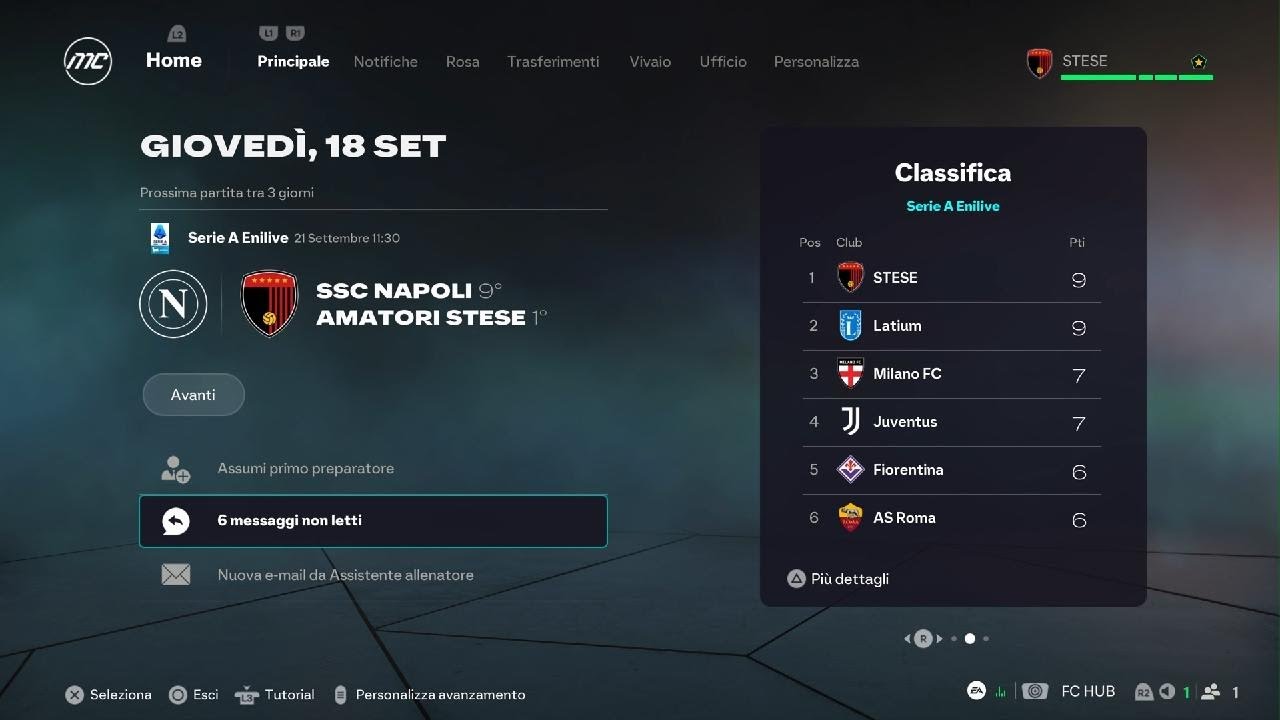 06 NAPOLI-STESE 4giornata