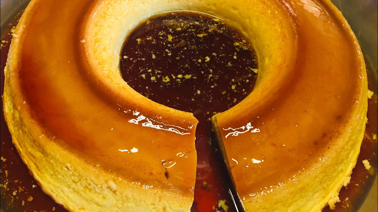 Crème caramel,latte portoghese budino che si scioglie in bocca.Velocissimo