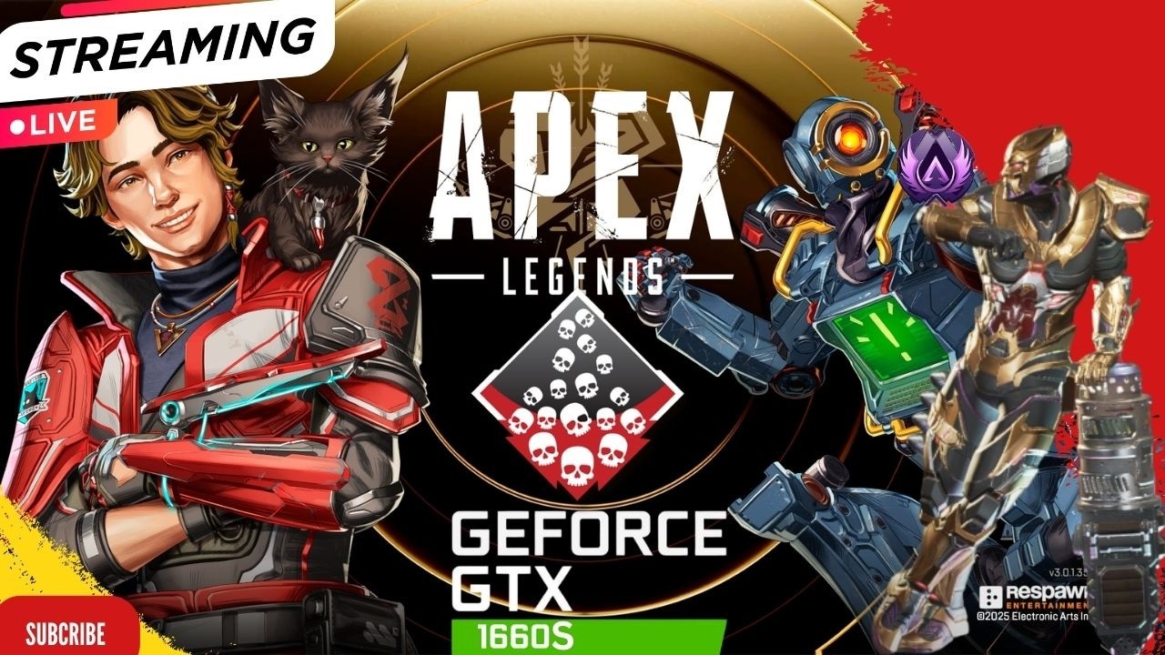 Apex Legends Rank Grind Plat to Diamond S28 | Solo Queue | GTX 1660 SUPER