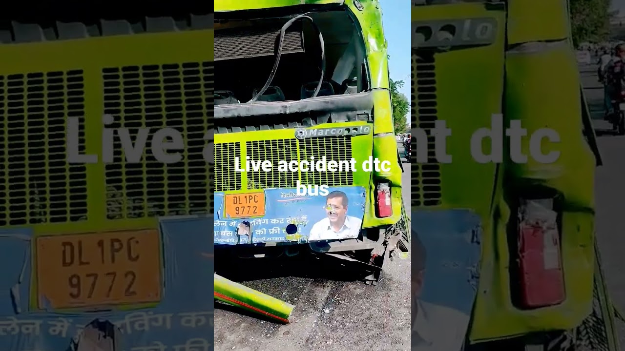 live DTC bus accident #dtc #bus #vlogs #shots #viral #youtube