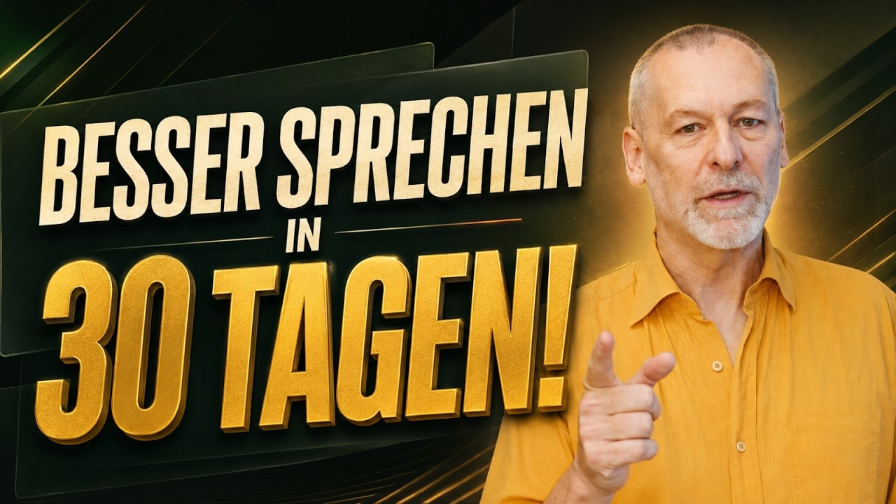 Fließend sprechen mit dieser 30 Tage Challenge - Mit diesem Training lernst du wirklich zu sprechen!