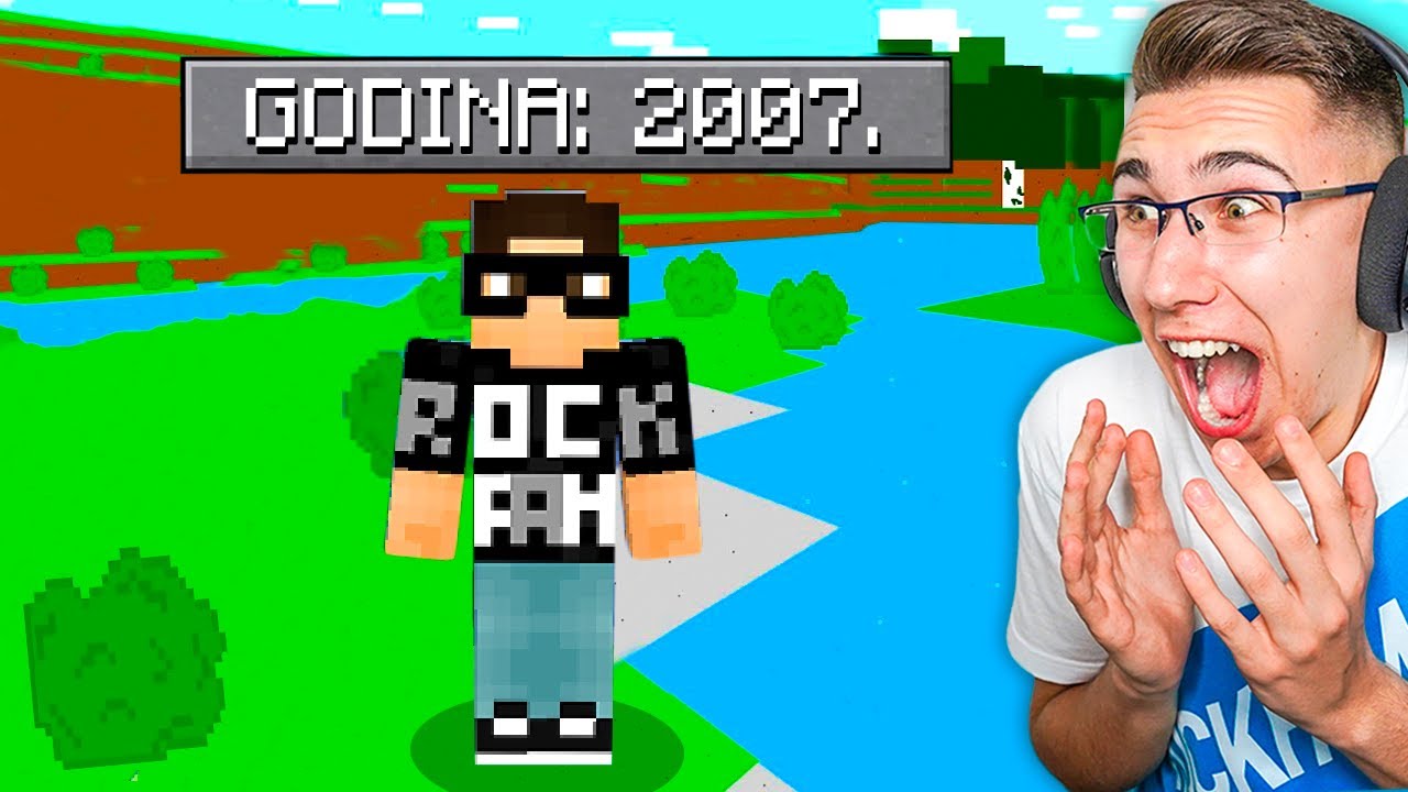IGRAM PRVU VERZIJU MINECRAFTA!!