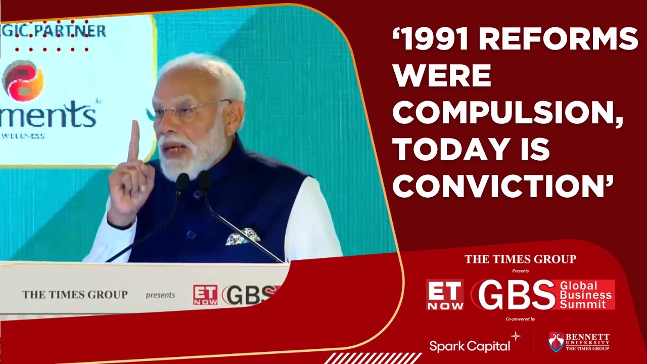 From Compulsion To Conviction: PM Modi On India&rsquo;s Reform Journey From 1991 To 2026 | GBS 2026
