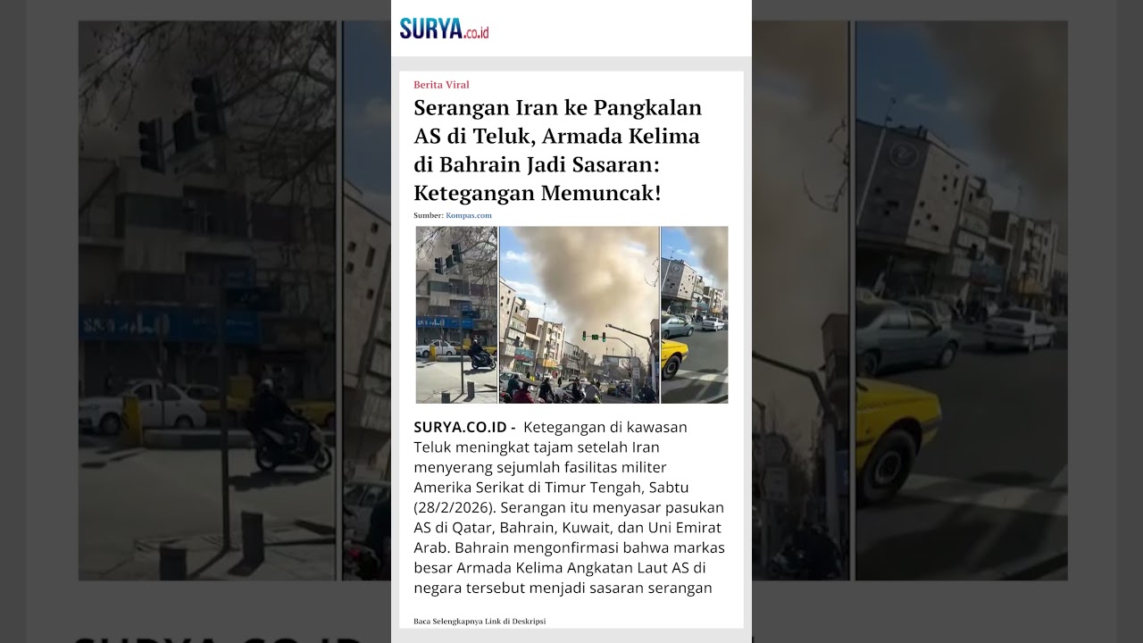 Serangan Iran ke Pangkalan AS di Teluk, Armada Kelima di Bahrain Jadi Sasaran, Ketegangan Memuncak!