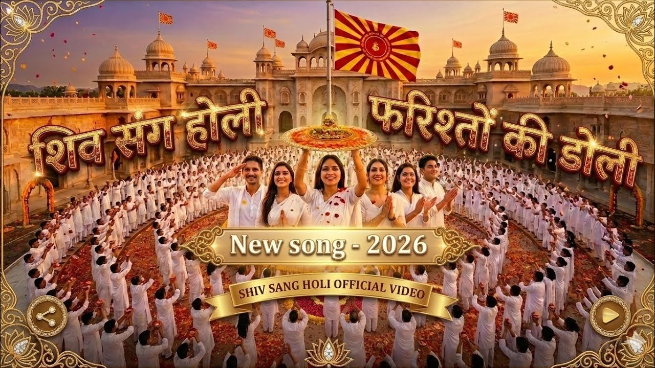 शिव संग होली फरिश्तों की डोली || New song 2026, #bksong #peacefulmusic #omshanti #live 