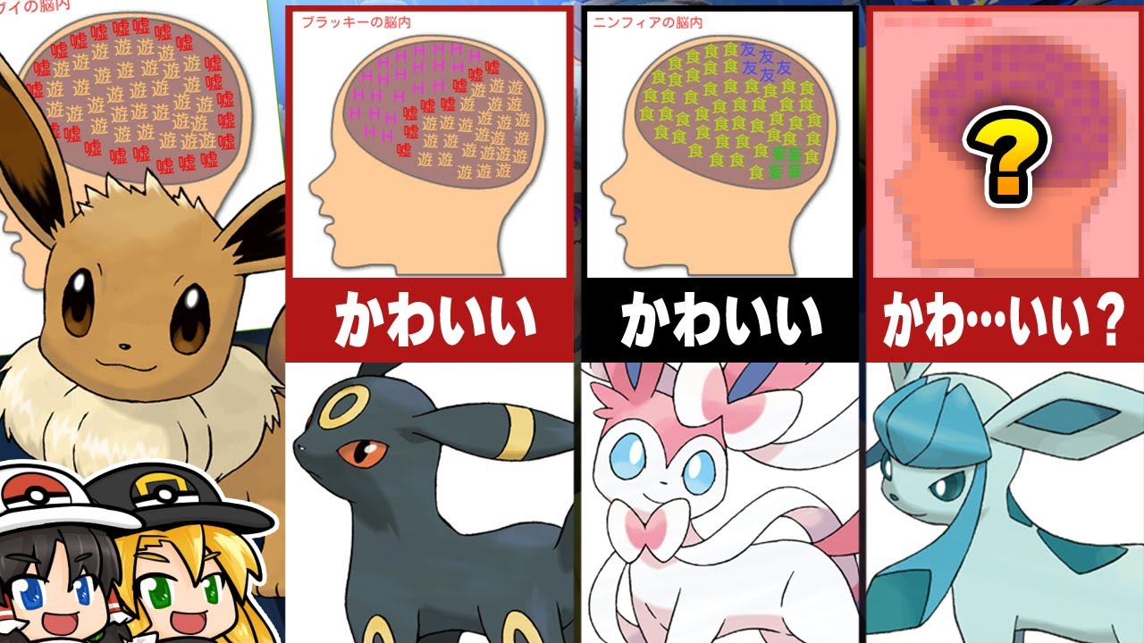 【神回】かわいいブイズの秘密の脳内を暴いてみたら意外とヤバかった【ポケモンSV】｜ ゆっくりゲーム解説