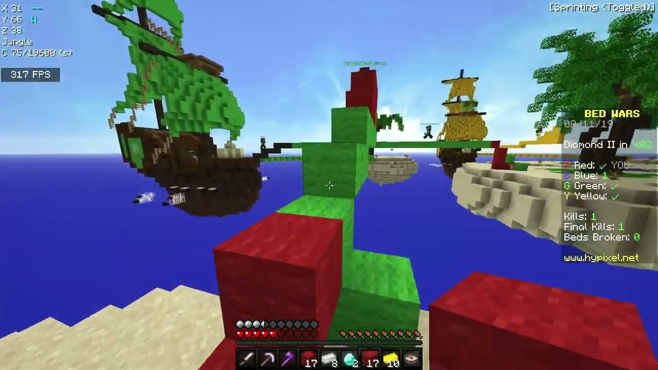 *insane* hypixel bedwars