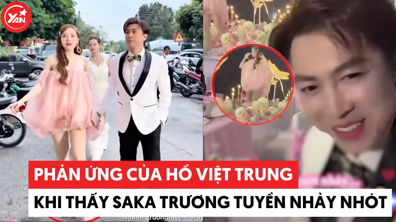 Phản ứng của Hồ Việt Trung khi thấy Saka Trương Tuyền nhảy nhót #sakatruongtuyen #hoviettrung