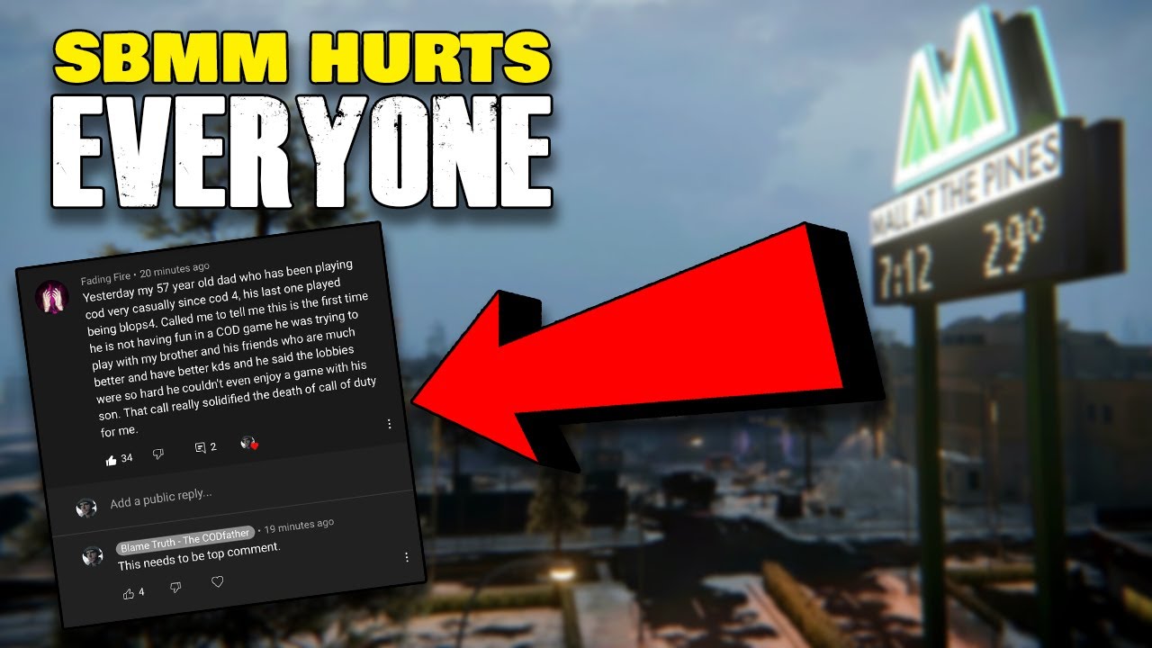 SBMM ruins the game for bad players too. NO ONE is safe. (Black Ops Cold War)