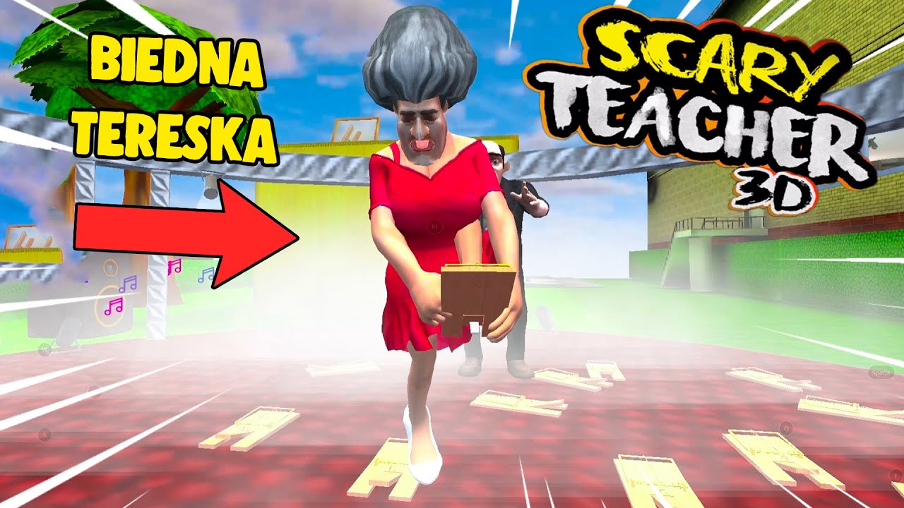 SCARY TEACHER 3D PL - PUŁAPKI NA MYSZY POD NOGAMI PANI TERESKI