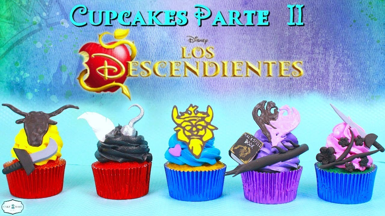 PARTE 2 CUPCAKES LOS DESCENDIENTES 2  (BEN,HARRY,GIL,LONNIE Y MAL PARTE 2 )