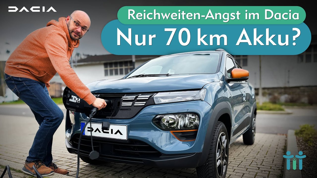 Reichweiten-Angst im Dacia Spring: Mit dem Elektro-Kleinwagen auf der Autobahn