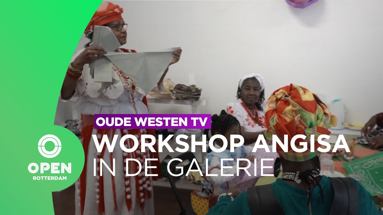 Workshop Angisa in de galerie tijdens Keti Koti | Afl. 170 | Oude Westen TV
