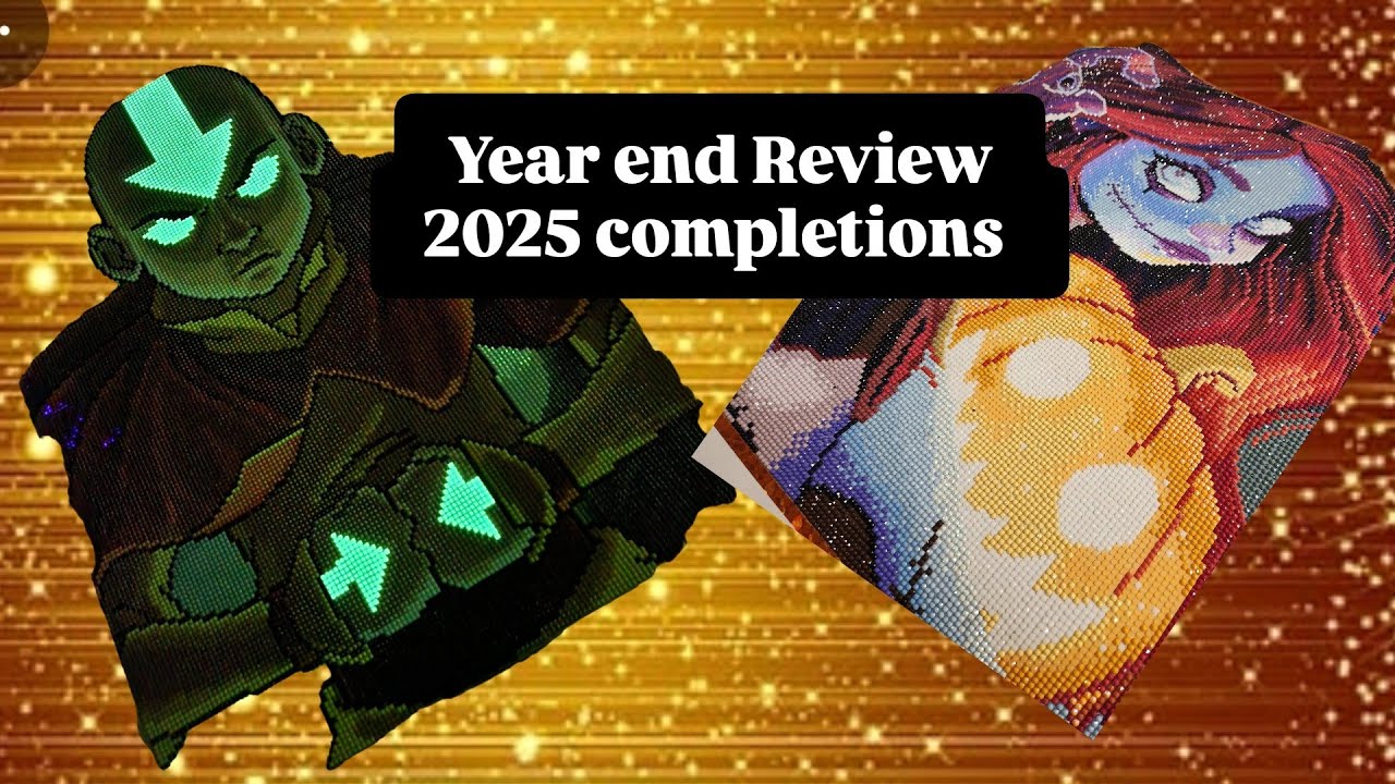 My Yearend Review of my 2025 completed Diamond Paintings.